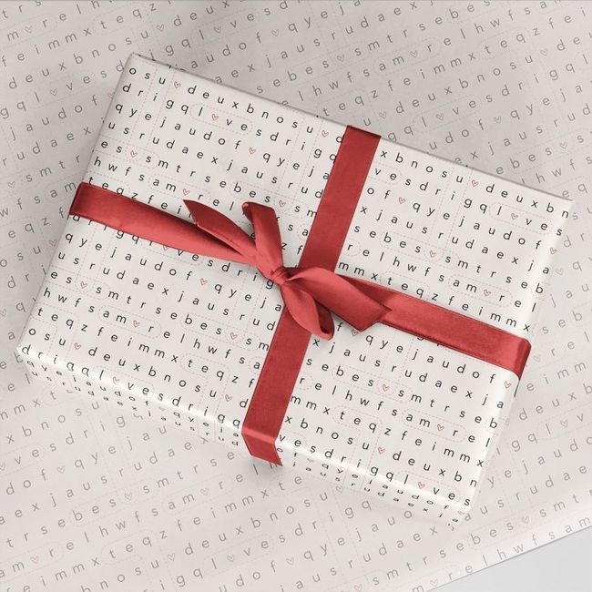 Carta da regalo con messaggio d'amore 2,00 x 0,70 m - 1 pz. per 1,50 €