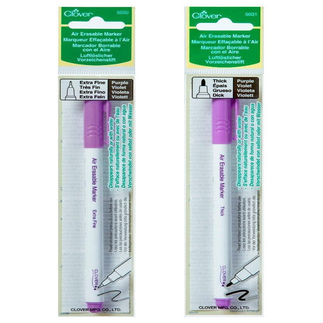 Pennarello cancellabile ad aria viola in vari spessori - Trifoglio - 1 pz.  per 7,25 €