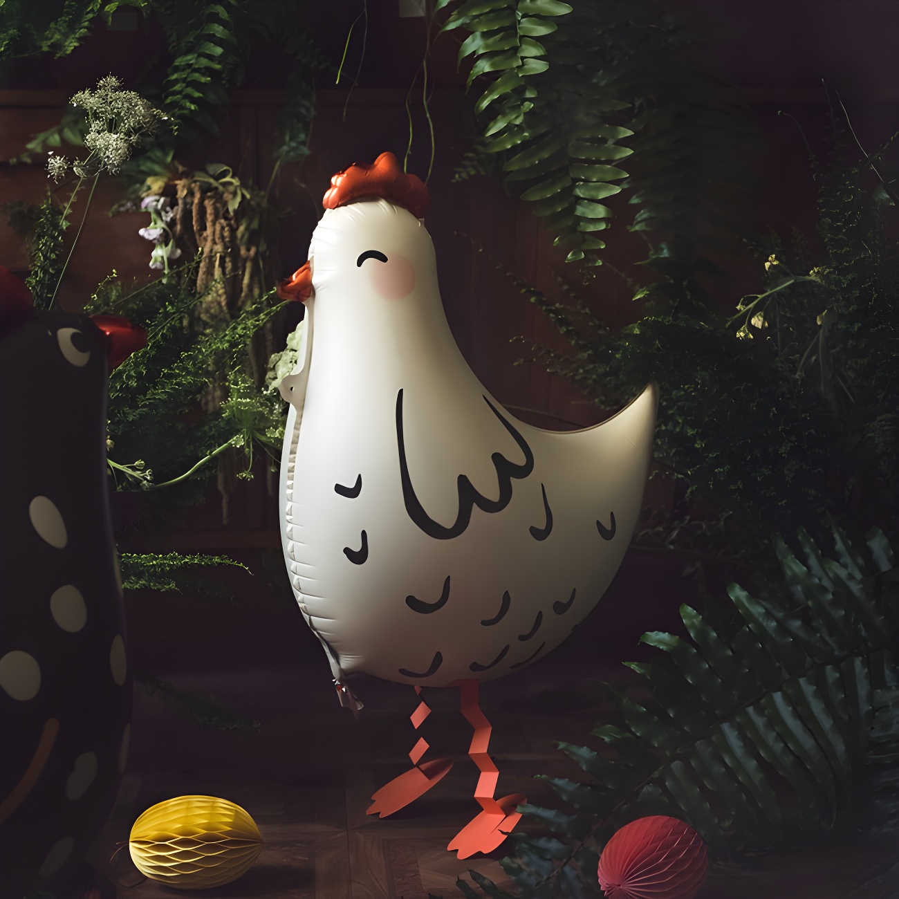 Orecchini A Forma Di Gallina Bonsny In Acrilico Nero, Design Divertente, Leggeri 3,5g, Regalo Originale