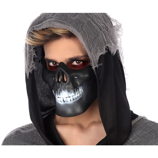 Maschera da scheletro nera per 2,00 €
