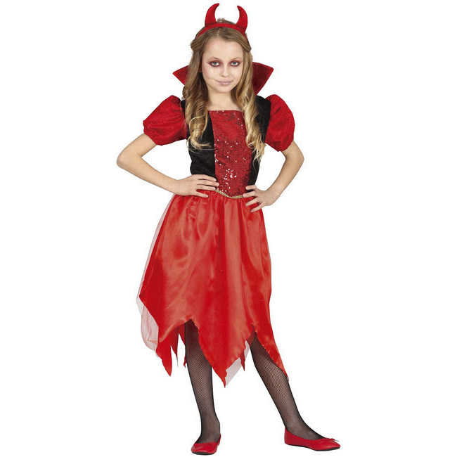 Costume diavoletta elegante da bambina per 21,25 €
