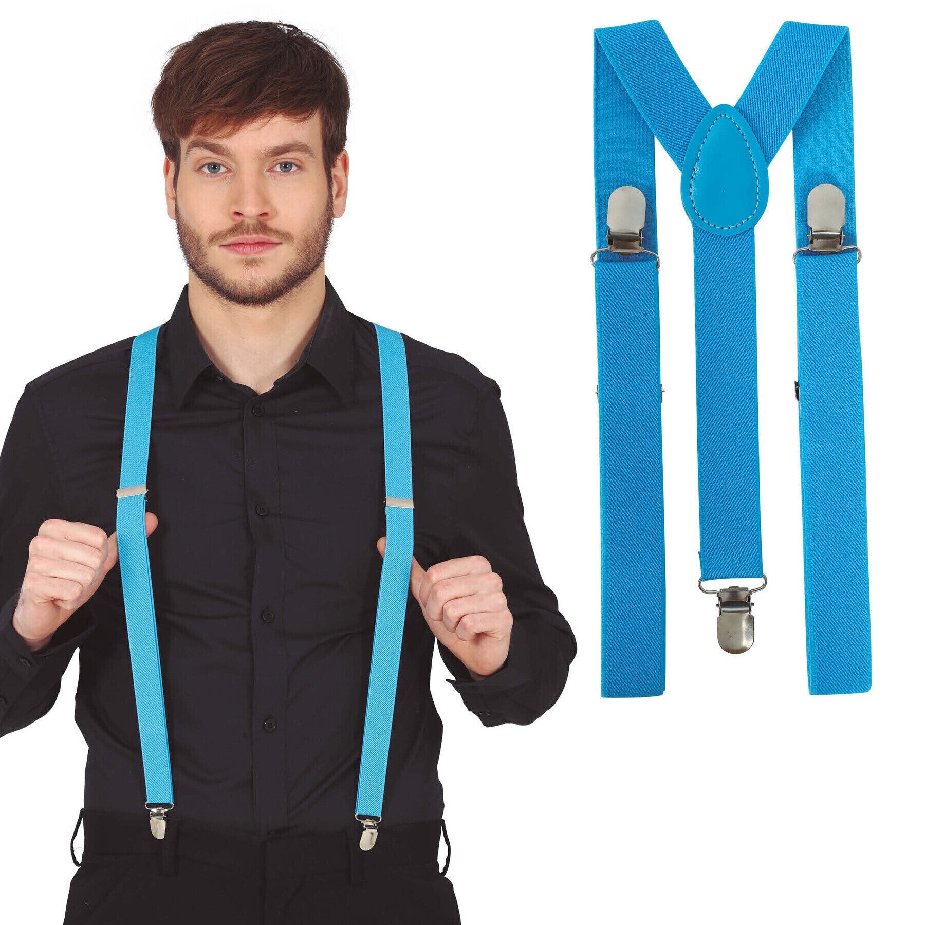 Imbracatura Per Criceto Regolabile - Con Guinzaglio E Campanella, Anti-morso, Per Passeggiate, Blu - Foto 5