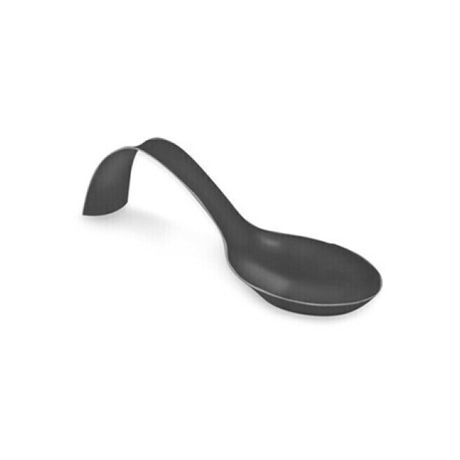 Cucchiaio a fiocco in plastica nera 12,8 x 4 cm cocktail - 50 pz. per 5,75 €