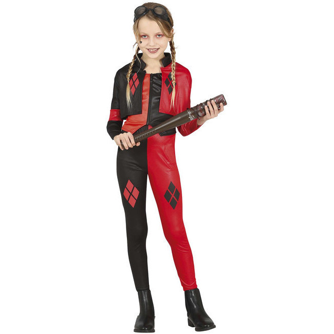 Costume Harley supercattiva pericolosa da bambina per 21,25 €
