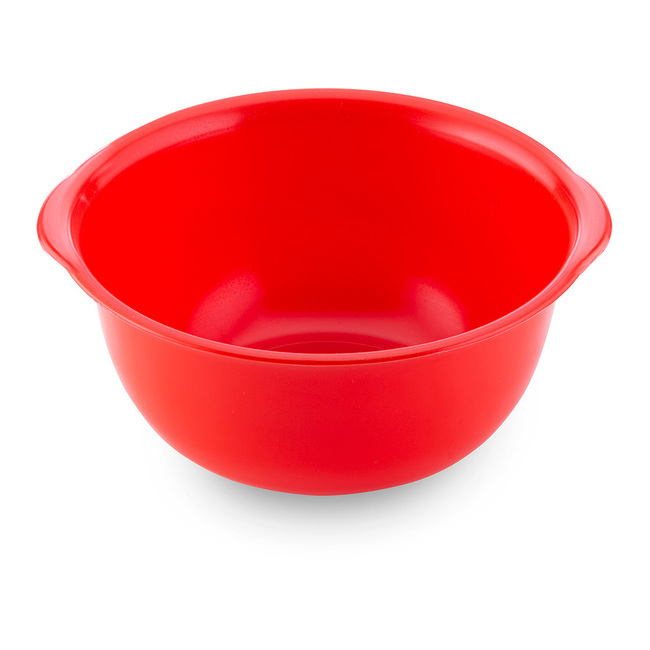 Ciotola in plastica rossa con manici 21 x 10,5 cm - Dekora per 9,25 €