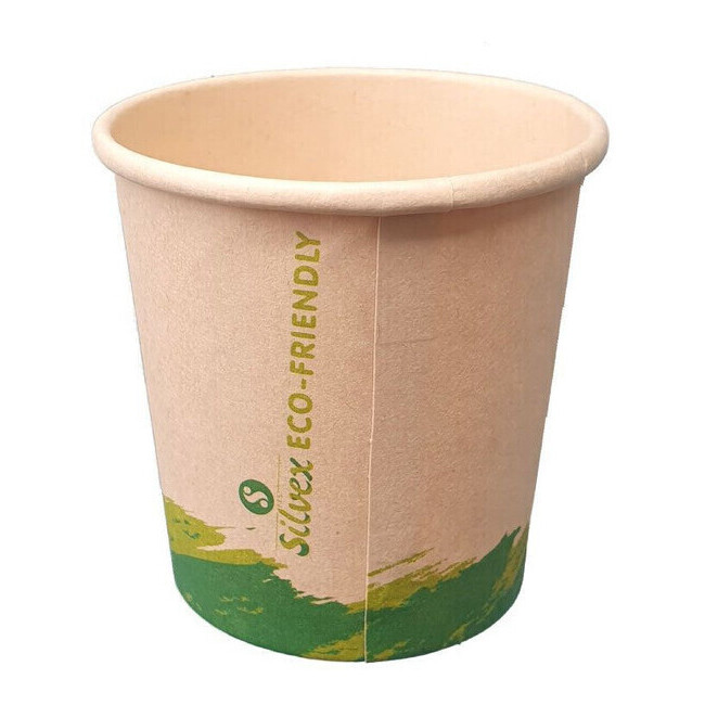 Bicchieri biodegradabili in cartone naturale da 1 L - 25 pz. per 5,25 €