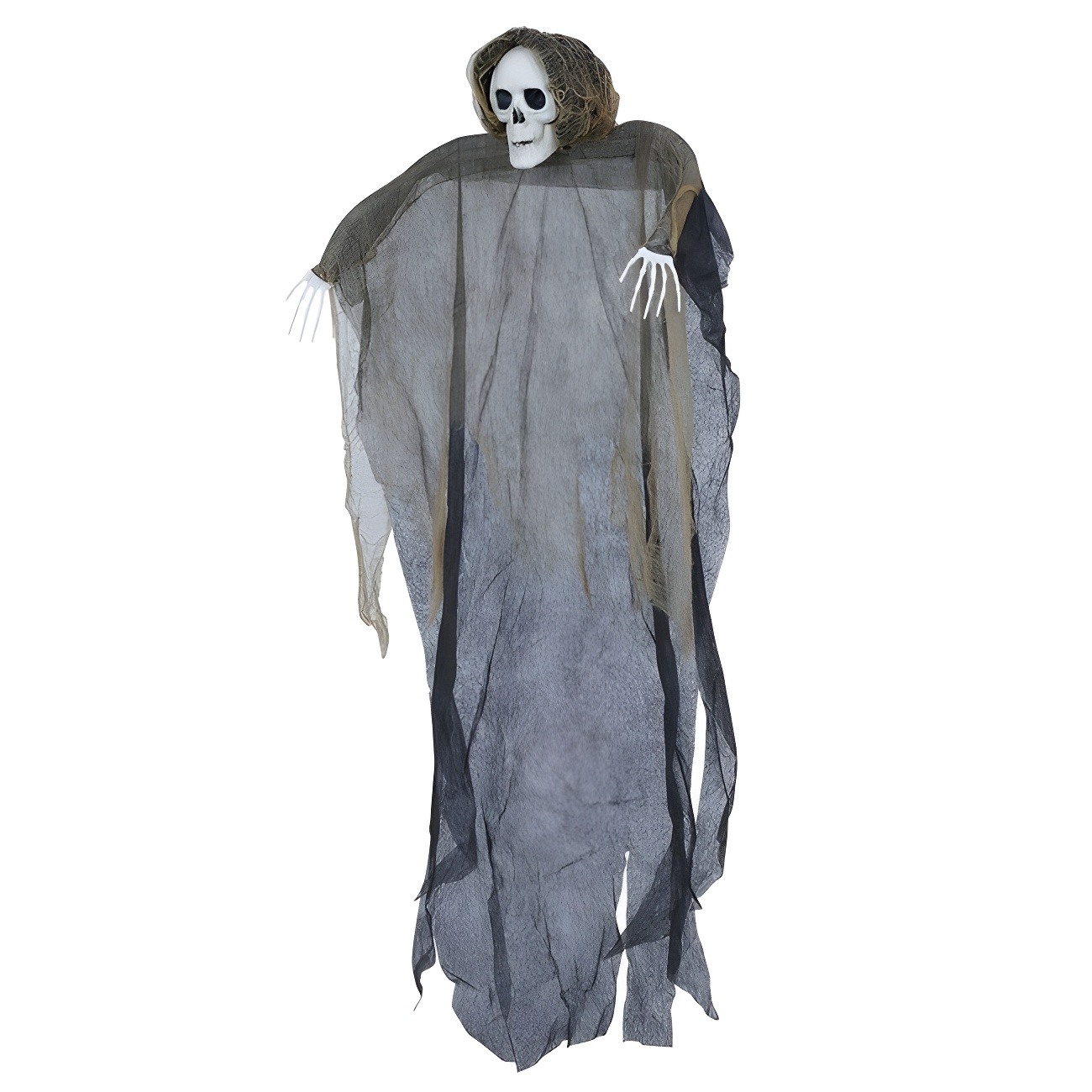 Orecchini Pendente Teschio Scheletro Per Halloween – 2 Pezzi, Argento, In Lega Di Zinco, Accessori Punk Gotici Per Feste E Cosplay