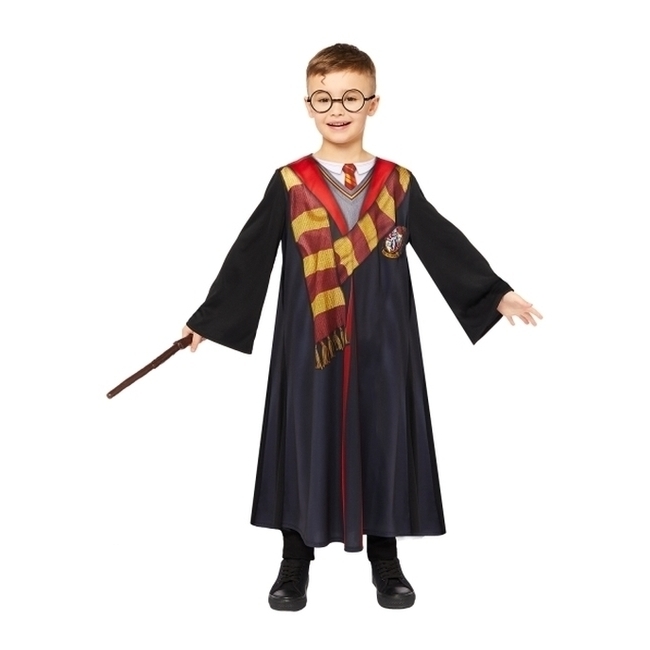 Vista principal del costume Harry Potter Deluxe da bambino