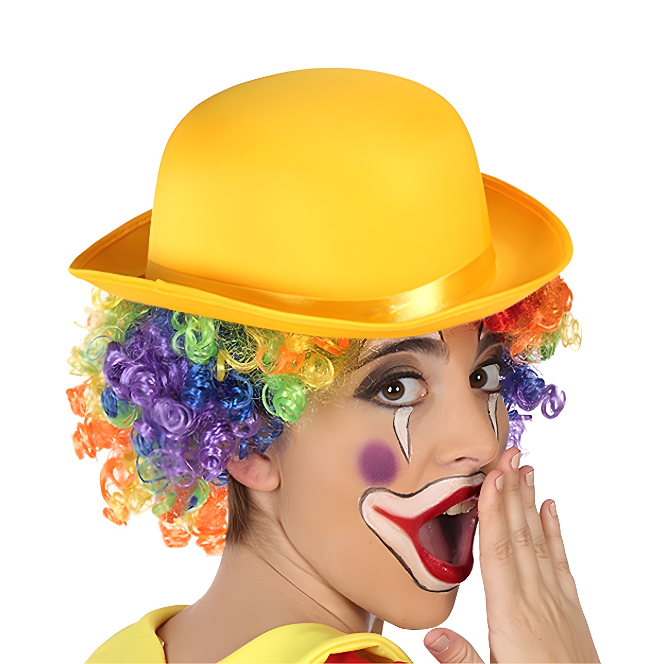 Cappello Pagliaccio Cappello Da Clown Rosso Per Adulti