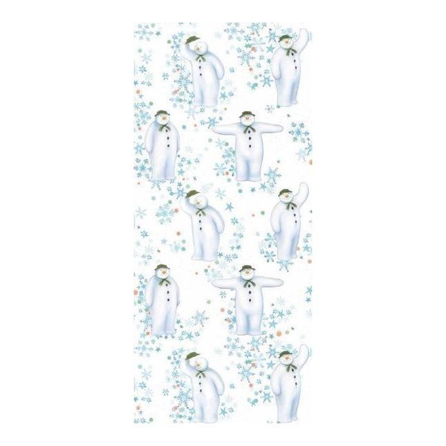 Foto detallada de sacchettini per caramelle trasparenti pupazzo di neve da 12,5 x 7 x 28,5 cm - Creative Party - 20 unità