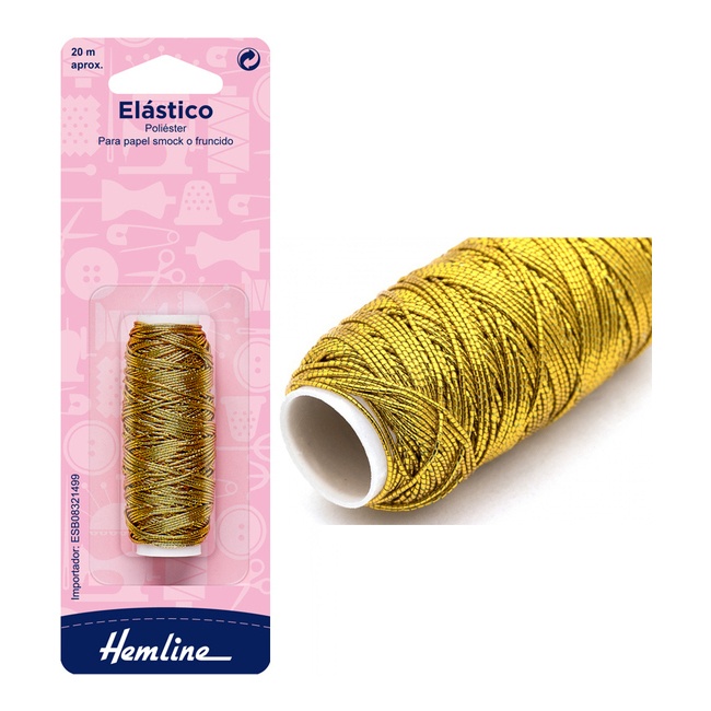 Filo elastico metallizzato - Hemline - 20 m