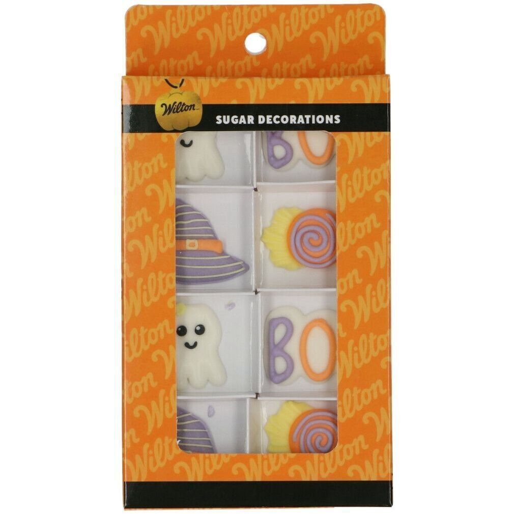 Figure di zucchero di Halloween di fantasma e strega - Wilton - 8 pezzi - 2
