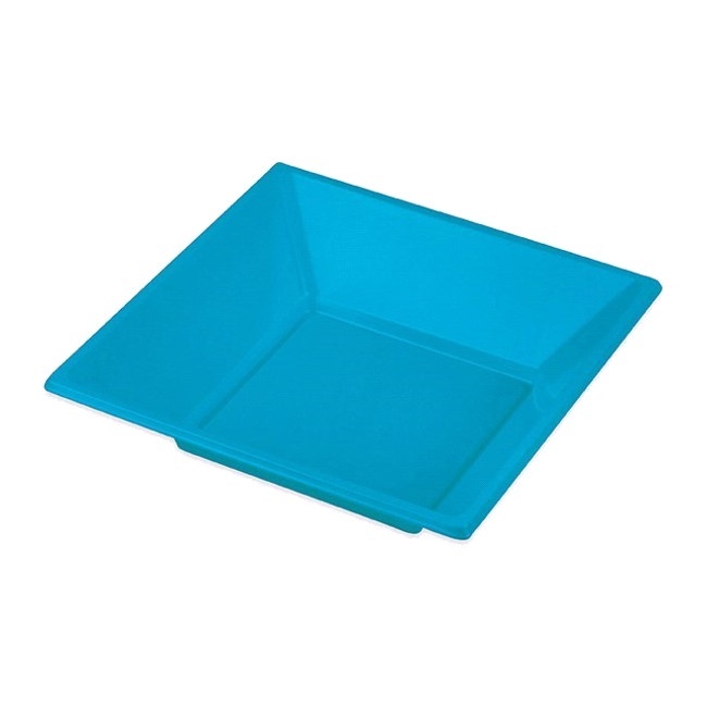 Piatti fondi in plastica colorati 17 cm - 6 unità