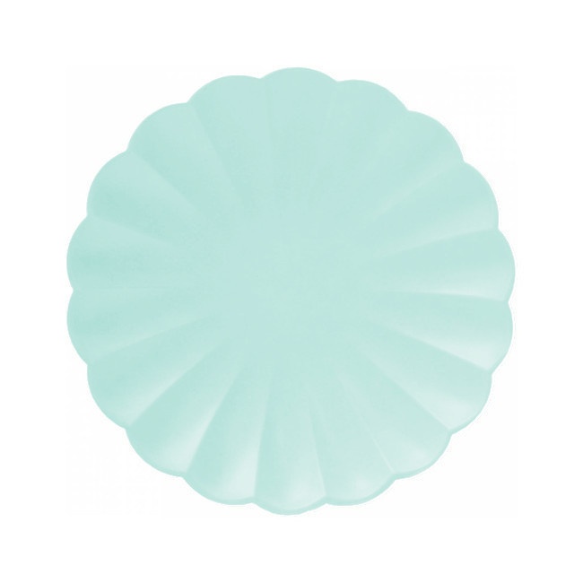 Piatti rotondi compostabili Meri da 18 cm - 8 pezzi