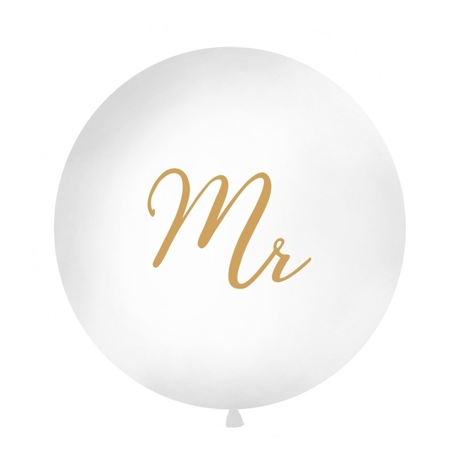 Gigante palloncino in lattice Mr di 90 cm - PartyDeco - 1 unità