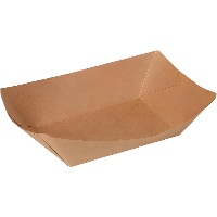 Vaschette ovali in cartone 17 x 9,5 x 5,5 cm - 5 pezzi