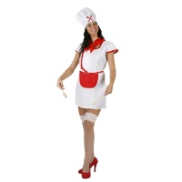Costume chef rosso da donna