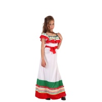 Costume da barista messicano da bambina
