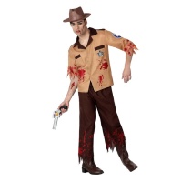 Costume sceriffo zombie