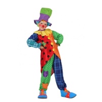 Costume clown con cappello da bambino