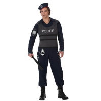 Costume da poliziotto con gilet