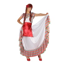Costume messicano a strisce da donna