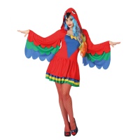 Costume pappagallo da donna