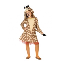 Costume vestito giraffa da bambina
