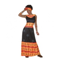 Costume da donna africana del Congo