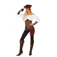 Costume pirata con pantaloni da donna
