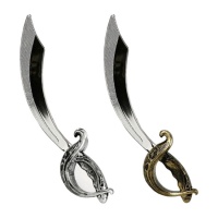 Spada sciabola pirata assortita - 47 cm - 1 unità