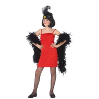 Costume charleston rosso da bambina