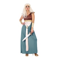 Costume regina medievale Daenerys da donna