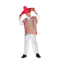 Costume messicano a strisce da bambino