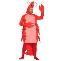 Costume gambero rosso adulto