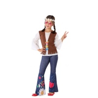 Costume hippie da bambina