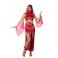 Costume da ballerina araba rosso per donna