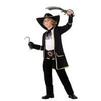 Costume pirata nero da bambino