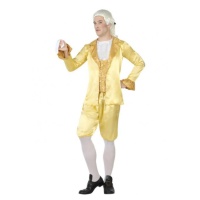 Costume cortigiano dorato da uomo
