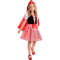 Costume di Cappuccetto Rosso con grembiule per neonato
