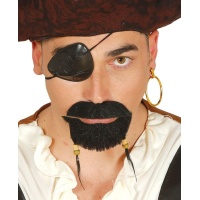 Pizzetto e baffi da pirata