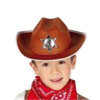 Cappello da sceriffo da bambino - 50 cm