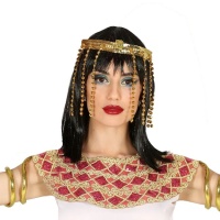 Cerchietto egiziano con ciondoli dorati