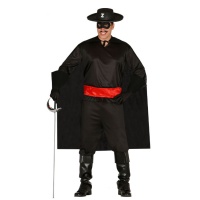 Costume Zorro con mantello da uomo