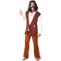 Costume hippie della pace per adulto