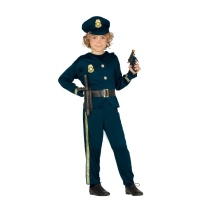 Costume poliziotto con cappello da bambino