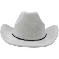 Cappello da cowboy bianco - 57 cm