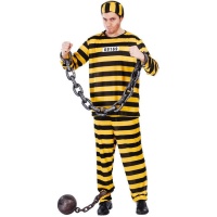 Costume carcerato in stile Dalton da adulto