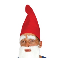 Cappello rosso da gnomo rosso - 54 cm