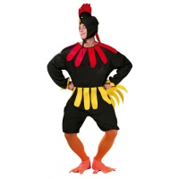 Costume gallo nero da uomo